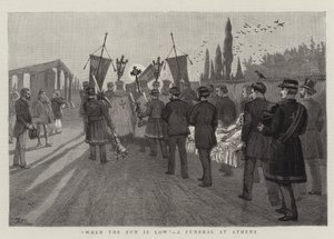 When the Sun is Low, a Funeral at Athens